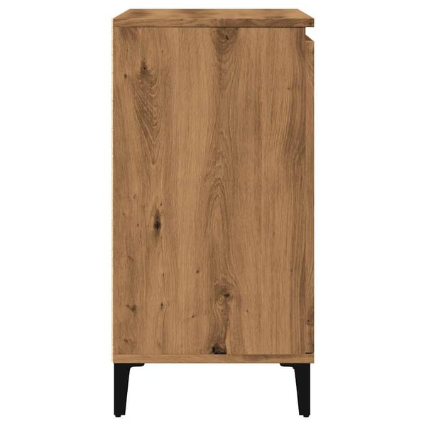 vidaXL Skjenk artisan eik 60x35x70 cm konstruert tre