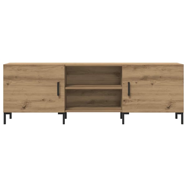 vidaXL TV-benk artisan eik 150x30x50 cm konstruert tre