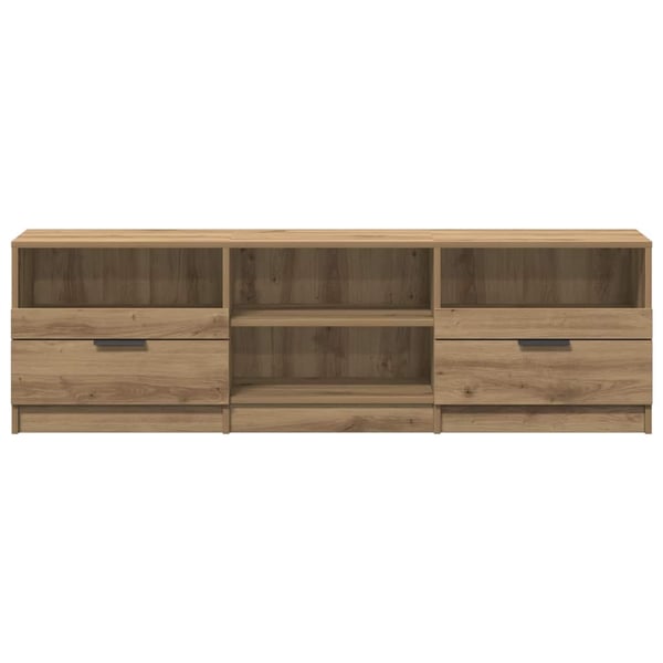 vidaXL TV-benk artisan eik 150x33,5x45 cm konstruert tre
