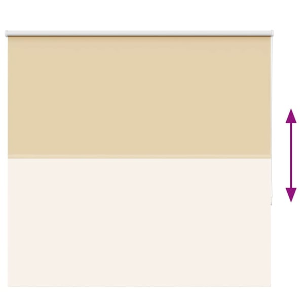 vidaXL Rullegardin lystette 160x150 cm stoff bredde 156,6 cm polyester