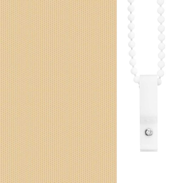 vidaXL Rullegardin lystette 130x150 cm stoff bredde 126,6 cm polyester