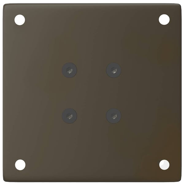 vidaXL Salongbordben 4 stk naturstål 30–32 cm stål