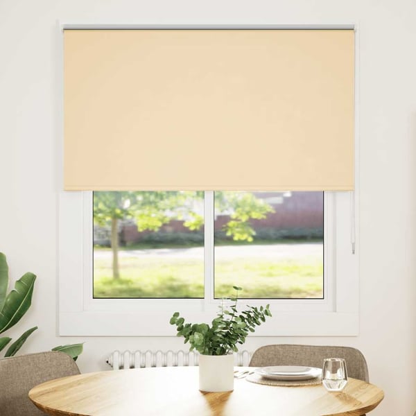 vidaXL Rullegardin lystette 135x175 cm stoff bredde 131,6 cm polyester