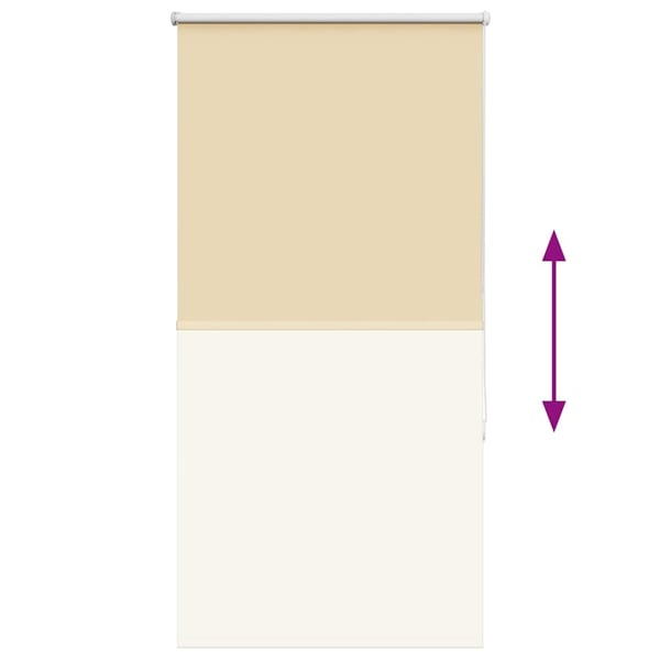 vidaXL Rullegardin lystette 85x175 cm stoff bredde 80,7 cm polyester