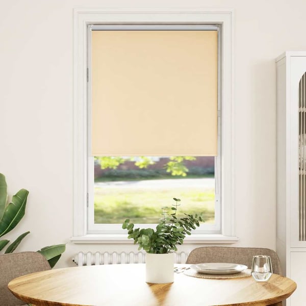 vidaXL Rullegardin lystette 80x130 cm stoff bredde 75,7 cm polyester