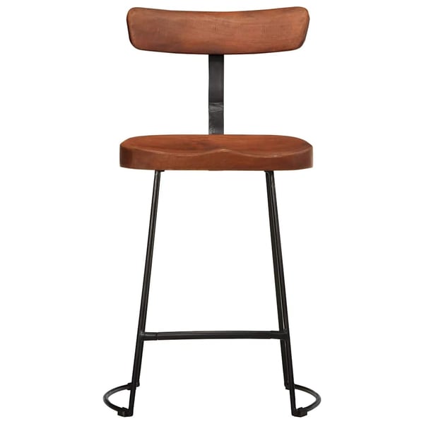 vidaXL Barstoler 2 stk 49x43x79 cm heltre mango