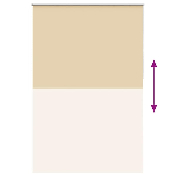 vidaXL Rullegardin lystette 160x210 cm stoff bredde 156,6 cm polyester