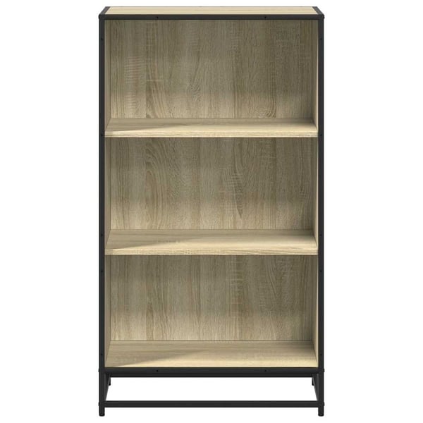 vidaXL Bokhylle sonoma eik 60x35x107,5 cm konstruert tre