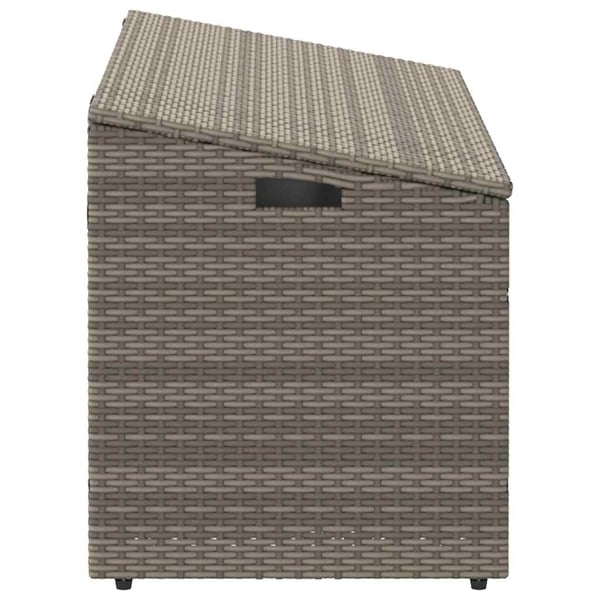 vidaXL Oppbevaringsboks for hagen grå 110x50x58 cm polyrotting
