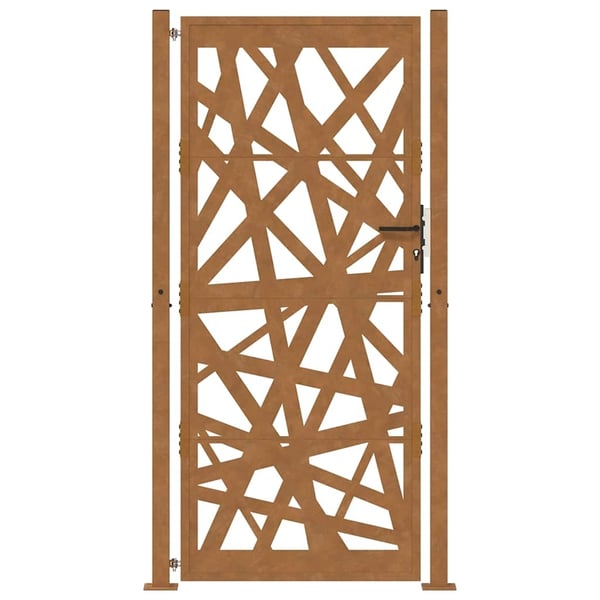 vidaXL Hageport 100x200 cm værbestandig stållampedesign