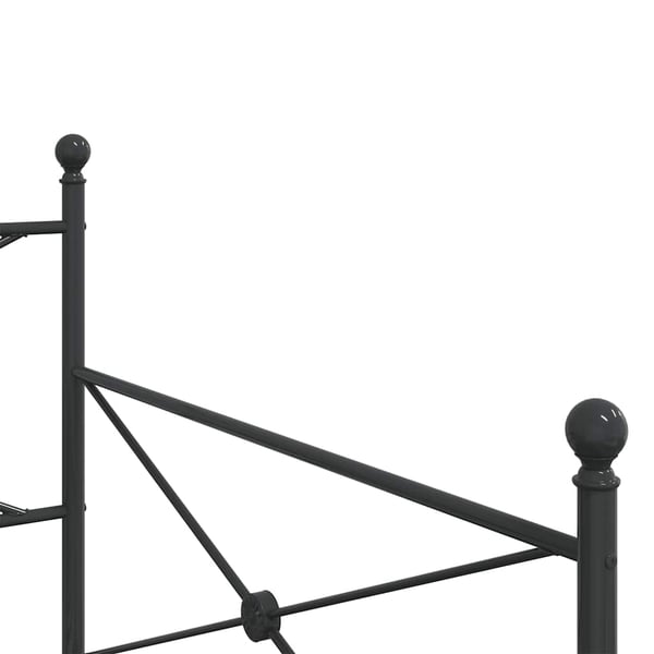vidaXL daybed uden madras 100x190 cm stål sort