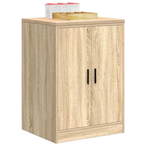 vidaXL Garasje Oppbevaringsskap Sonoma eik 60x51x85 cm Heltre Furu