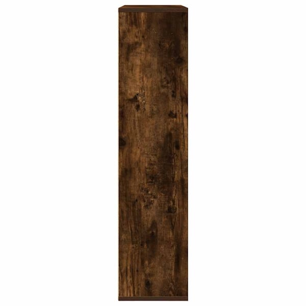 vidaXL Bokhylle røkt eik 89x24x101,5 cm konstruert tre