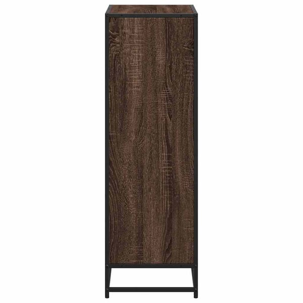 vidaXL Bokhylle brun eik 60x35x107,5 cm konstruert tre