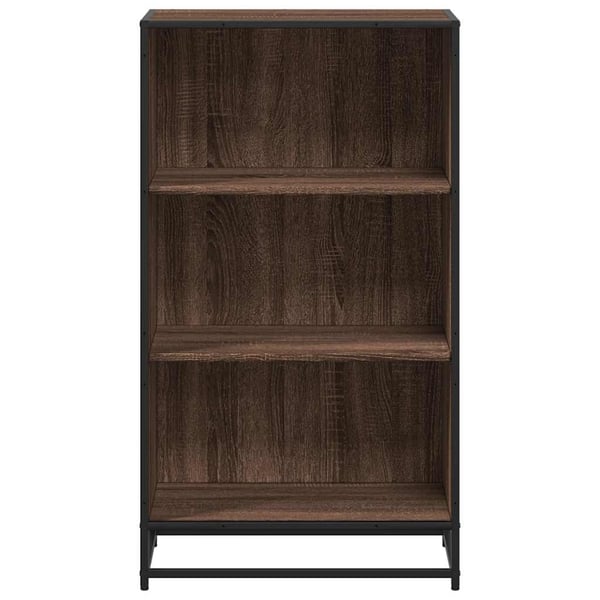 vidaXL Bokhylle brun eik 60x35x107,5 cm konstruert tre