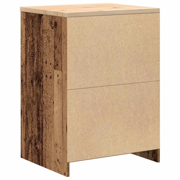 vidaXL Garageopbevaringsskab gammelt træ 60x51x85 cm