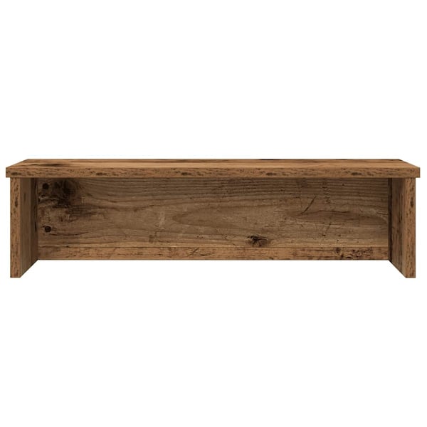 vidaXL køkkenreoler kan stables 2 stk. 50x15x16 cm antikt træ