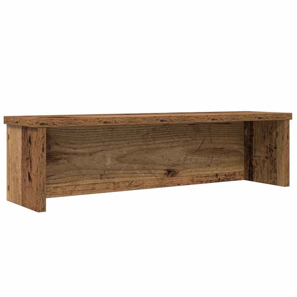 vidaXL køkkenreoler kan stables 2 stk. 50x15x16 cm antikt træ
