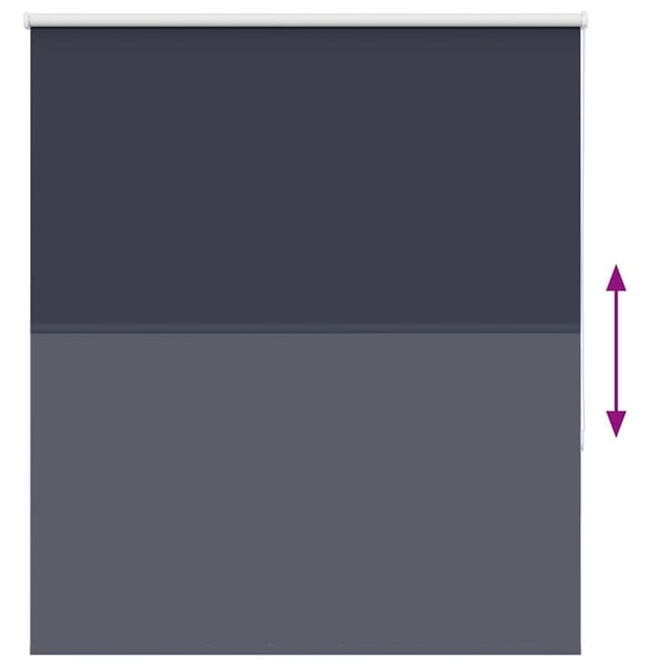 vidaXL Rullegardin lystette 120x175 cm stoff bredde 116,6 cm polyester