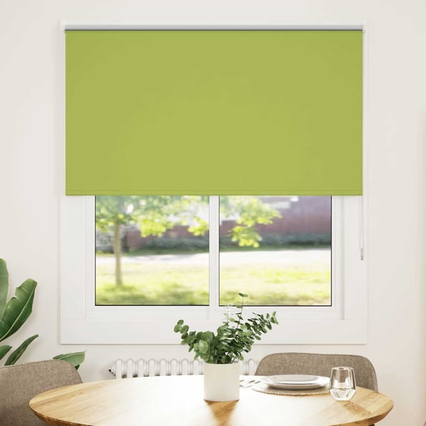vidaXL Rullegardin lystette 140x130 cm stoff bredde 136,6 cm polyester