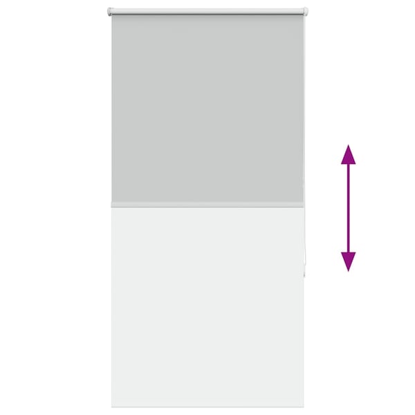 vidaXL Rullegardin lystette 80x175 cm stoff bredde 75,7 cm polyester