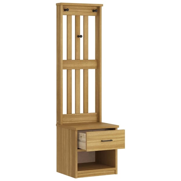 vidaXL Halltre SANDNES 45x40x159,5 cm heltre furu