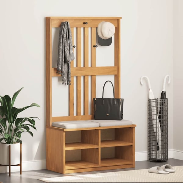 vidaXL Halltre SANDNES 87x40x159,5 cm heltre furu