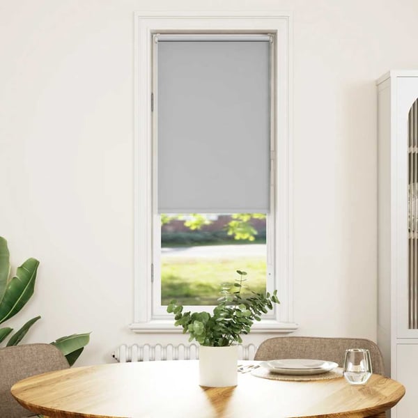 vidaXL Rullegardin lystette 50x130 cm stoff bredde 45,7 cm polyester