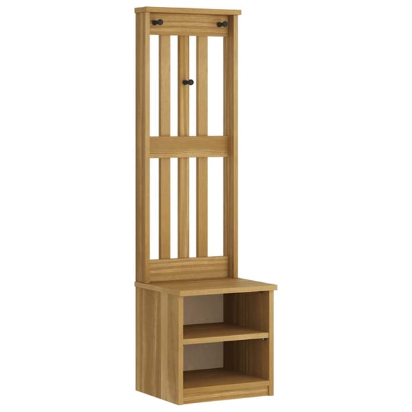 vidaXL Halltre SANDNES 45x40x159,5 cm heltre furu