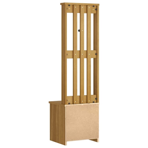 vidaXL Halltre SANDNES 45x40x159,5 cm heltre furu
