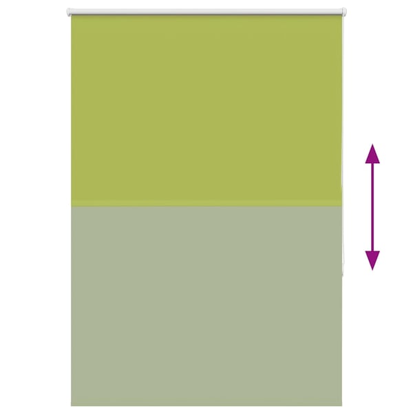 vidaXL Rullegardin lystette 95x150 cm stoff bredde 90,7 cm polyester