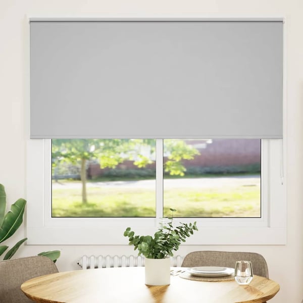 vidaXL Rullegardin lystette 160x130 cm stoff bredde 156,6 cm polyester