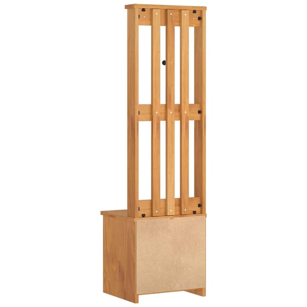 vidaXL Halltre SANDNES 45x40x159,5 cm heltre furu