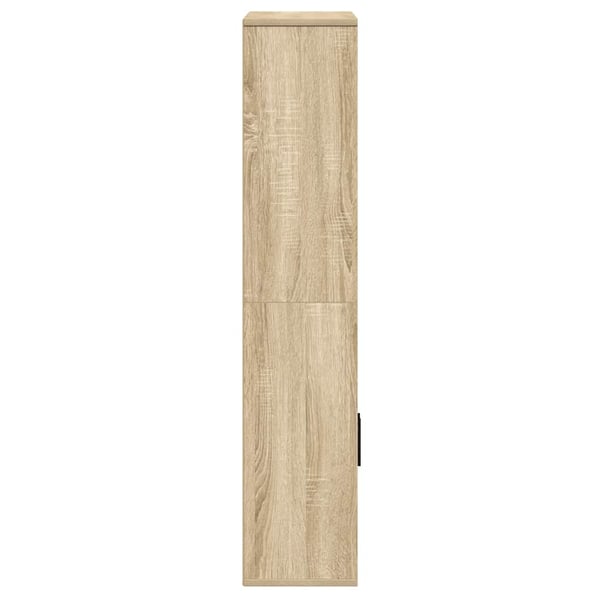 vidaXL Bokhylle sonoma eik 60x24x120 cm konstruert tre