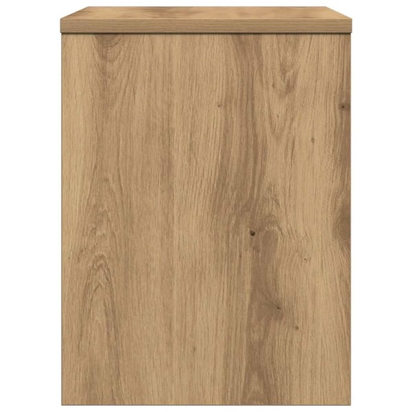 vidaXL Nattbord artisan eik 40x30x40 cm konstruert tre