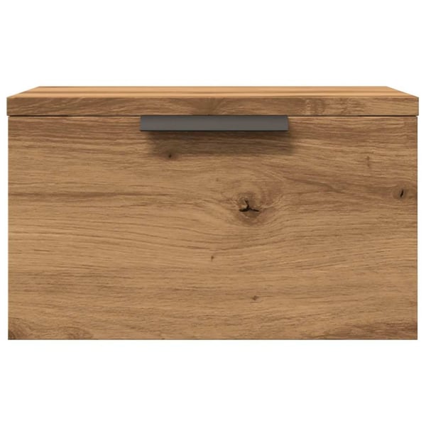 vidaXL Veggmonterte nattbord 2 stk artisan eik 34x30x20 cm