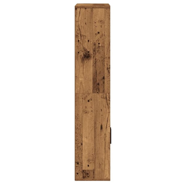 vidaXL Bokhylle gammelt tre 60x24x120 cm konstruert tre