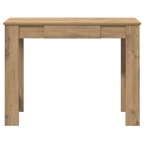 vidaXL skrivebord 100x45x75 cm konstrueret træ kunsteg