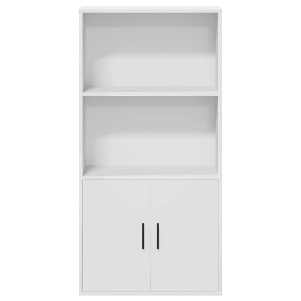 vidaXL bogreol 60x24x120 cm konstrueret træ hvid