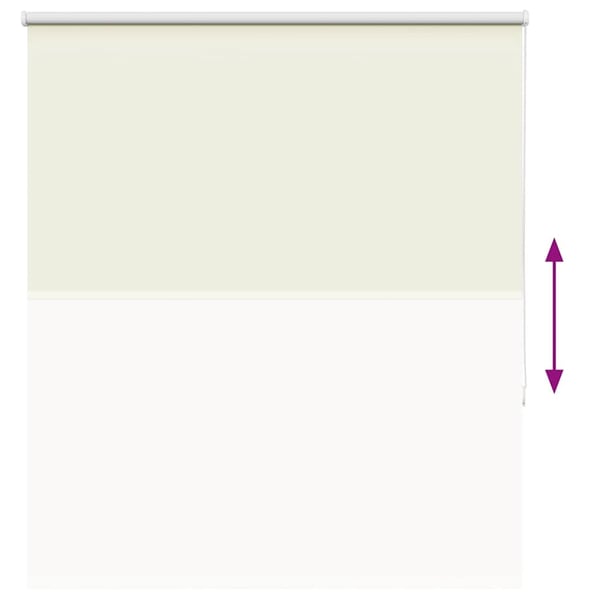 vidaXL Rullegardin lystette 120x175 cm stoff bredde 116,6 cm polyester