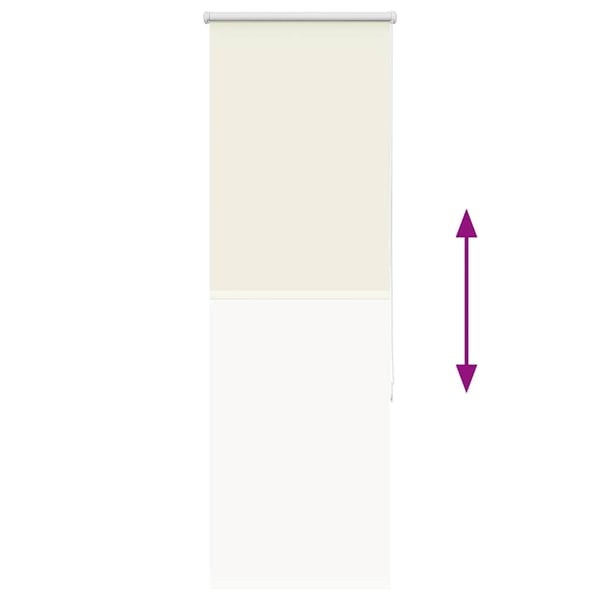 vidaXL Rullegardin lystette 45x150 cm stoff bredde 40,7 cm polyester
