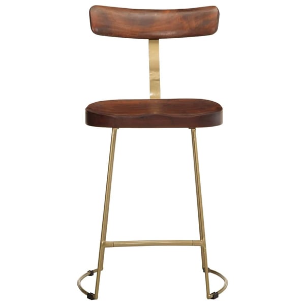 vidaXL barstole 2 stk. 49x43x79 cm massivt mangotræ