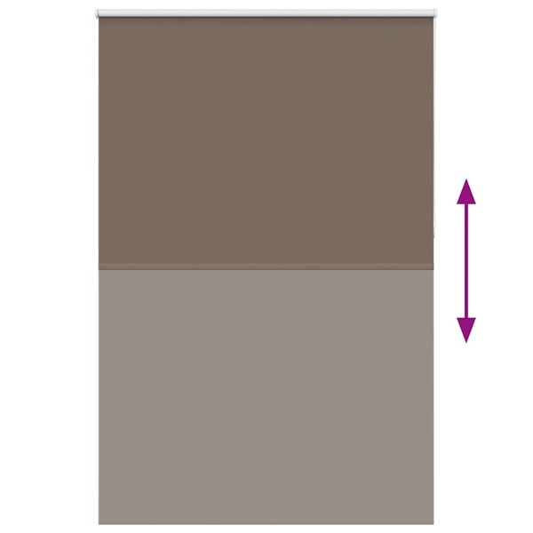 vidaXL Rullegardin lystette 160x210 cm stoff bredde 156,6 cm polyester