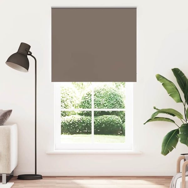 vidaXL Rullegardin lystette 135x210 cm stoff bredde 131,6 cm polyester