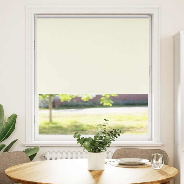 vidaXL Rullegardin lystette 95x175 cm stoff bredde 90,7 cm polyester