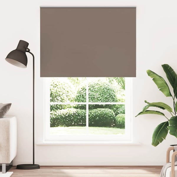 vidaXL Rullegardin lystette 150x230 cm stoff bredde 146,6 cm polyester