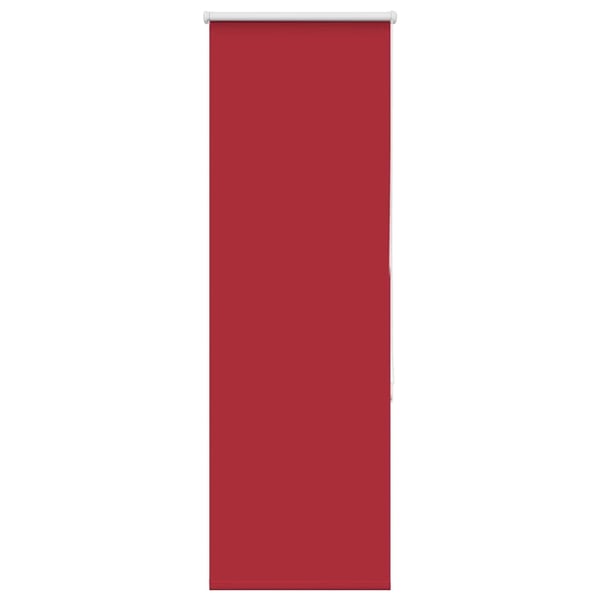 vidaXL Rullgardin mörkläggningsröd 50x130 cm tyg bredd 45,7 cm