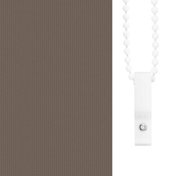 vidaXL Rullegardin lystette 75x210 cm stoff bredde 70,7 cm polyester