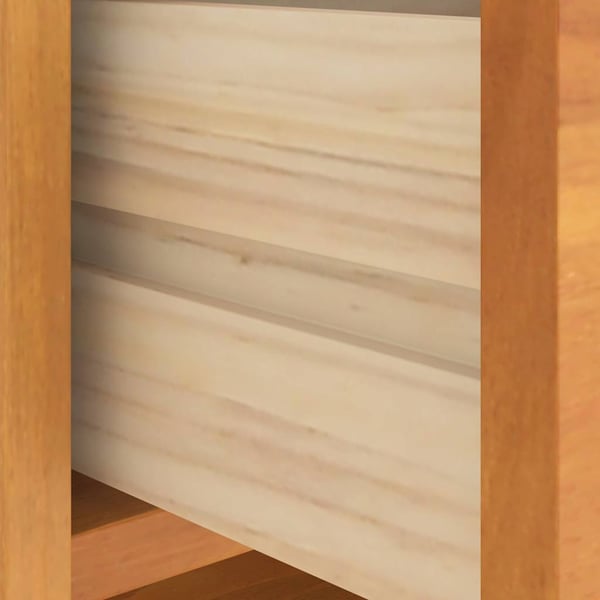 vidaXL Gangbenk SANDNES 45x40x50 cm heltre furu