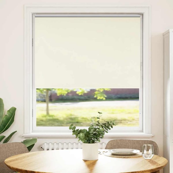 vidaXL Rullegardin lystette 100x130 cm stoff bredde 95,7 cm polyester